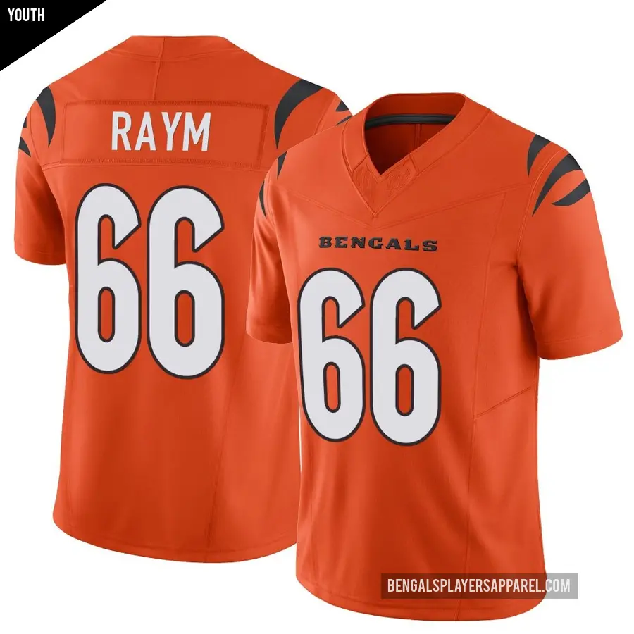 Youth Cincinnati Bengals ＃66 Andrew Raym Orange Limited Vapor F.U.S.E. Jersey